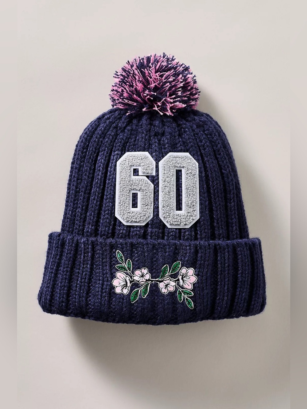 Anthropologie The Wild Collective Sporty Floral Beanie